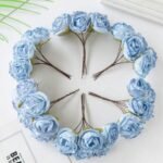 1 باقة ورد صناعي لديكور المنزل