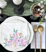 ⁦مناديل 20 قطعة ذات طباعة زهرية⁩ - الصورة ⁦2⁩