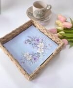 ⁦مناديل 20 قطعة - بتصميم زهور عتيقة⁩ - الصورة ⁦2⁩