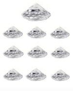 قطع حاملات بطاقات الطاولة الشفافة - من الاكريليك على شكل ماس