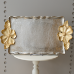 سفرة تقديم مستطيلة كبيرة - زهرة بلوم