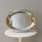 سفرة تقديم بيضاوي صغيرة - اغصان