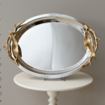 سفرة تقديم بيضاوي كبيرة - اغصان