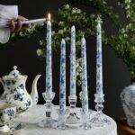 ⁦4 قطع شموع زخرفية⁩ - الصورة ⁦2⁩
