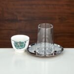 ⁦طقم شاهي وقهوةدبل قلاس/ بلوم⁩ - الصورة ⁦2⁩