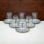 ⁦طقم شاهي وقهوةدبل قلاس/ بلوم⁩ - الصورة ⁦3⁩