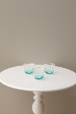 ⁦طقم 6 كاسات شاي 6 اكواب قهوة بقاعدة تيفاني⁩ - الصورة ⁦2⁩