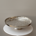 مترد بالقاعده حجم كبير مطروق - فضي