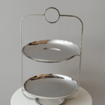 مترد تقديم حلويات دورين حلقة - فضي