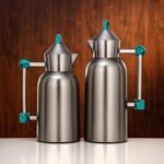 طقم ترامس 0.7 لتر + 1 لتر بلون غير اللامع والأخضر التيفاني