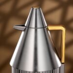 ⁦طقم ترامس 1 لتر + 1 لتر غير لامع وذهب غير لامع⁩ - الصورة ⁦3⁩