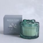 ⁦جرة شمعة معطرة ميدنايت جاردن - ميزون فلور - 20 ساعة⁩ - الصورة ⁦2⁩