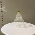 وعاء مكسرات زجاجي حجم كبير - رمضاني