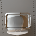 سفرة ستيل يد كرستال - حجم صغير