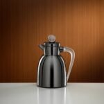 ترمس سعة 0.7 لتر بلون أسود غامق وثلجي