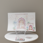 طقم مفرش ثلاثي - رمضان كريم