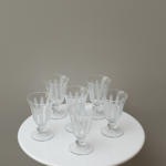 طقم 6 كاسات زجاجية