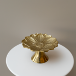 مترد بالقاعدة شمس نحاسي لامع - حجم صغير