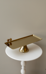 ⁦مترد مستطيل بالقاعدة عنبر - ذهبي - حجم متوسط⁩ - الصورة ⁦2⁩