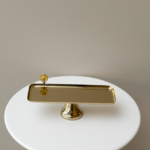 مترد مستطيل بالقاعدة عنبر - ذهبي - حجم صغير