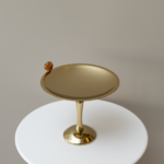 مترد دائري قاعدة طويلة عنبر - ذهبي