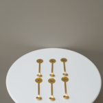 طقم 6 ملاعق - اللون ذهبي