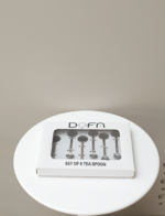 ⁦طقم 6 ملاعق - اللون فضي⁩ - الصورة ⁦2⁩