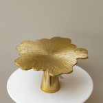 مترد بالقاعدة شكل زهرة - ذهبي - حجم متوسط