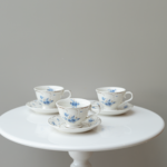 طقم 6 فناجين قهوة - نقش ورد