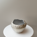 فازا نحاس فضي حجم صغير