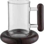 طقم 6 شاي 6 قهوة - خشبي