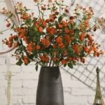 باقة ورد صناعي - اللون البرتقالي