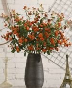 باقة ورد صناعي - اللون البرتقالي