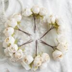 باقة ورد صناعي - اللون ابيض