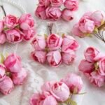 باقة ورد صناعي - وردي