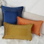 غلاف وسادة 1 من غير حشو اللون الاصفر - 45*45