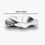 مترد لوتس من الفولاذ المقاوم للصداء - فضي