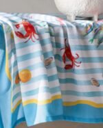 ⁦مفرش طاولة morose من قماش بولي قطن – متعدد الألوان – مقاس 150×250 سم⁩ - الصورة ⁦2⁩