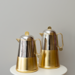 طقم ترامس - فضي لامع ذهبي مطفي