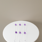 ملاعق كابتشينوا بلون البنفسجي