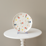 صحن تقديم نقش زهور