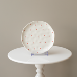 صحن تقديم نقش قلوب