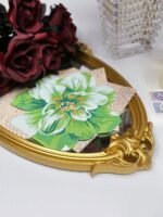 مناديل زهرة اخضر