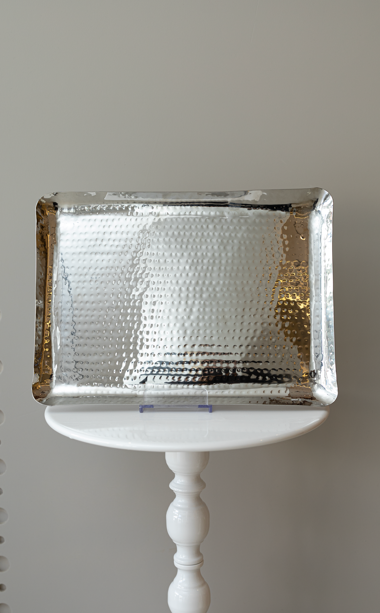 img_1310 سفرة مربعة معدن مطروق - حجم صغير - الصورة 1