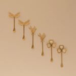 طقم ملاعق شاي فراشة 6 قطعة