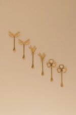 طقم ملاعق شاي فراشة 6 قطعة