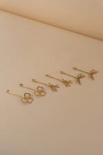 ⁦طقم ملاعق شاي فراشة 6 قطعة⁩ - الصورة ⁦2⁩