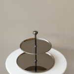 مترد تقديم دورين رمادي غامق - كبير