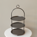 مترد تقديم 3 ادوار رمادي غامق - كبير