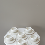 طقم 6 قهوة ابيض